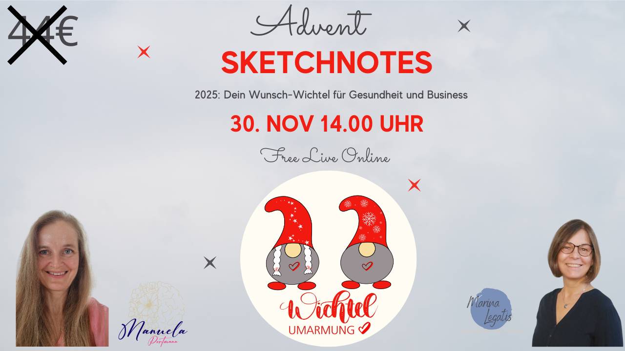 Mit Sketchnotes ins Jahr 2025 Masterclass